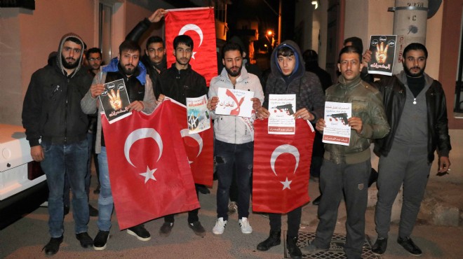 İzmir de Suriyelilerden uyuşturucu tepkisi
