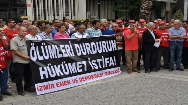 İzmir’de teröre lanet, hükümete istifa çağrısı!