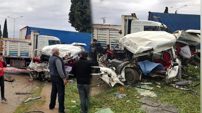 İzmir de TIR iki aracı biçti: Ölü ve yaralılar var!