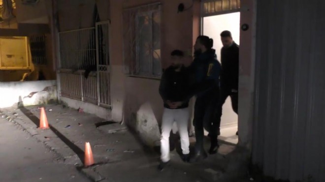 İzmir de  torbacı  operasyonu: 18 gözaltı