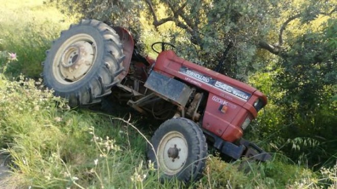 İzmir de traktör kazası:1 ölü