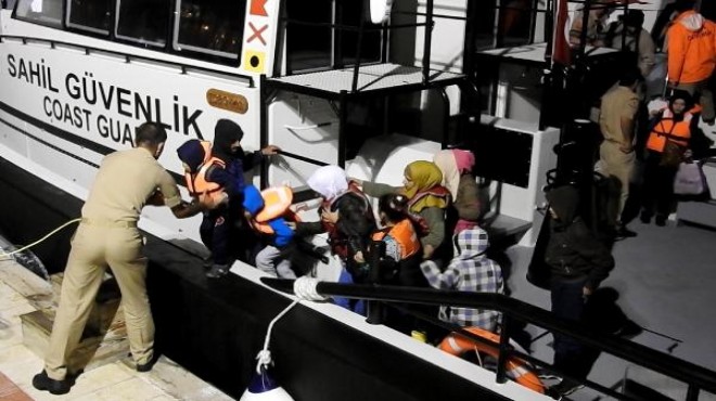 İzmir de umut yolculuğu erken bitti: 60 Suriyeli yakalandı!