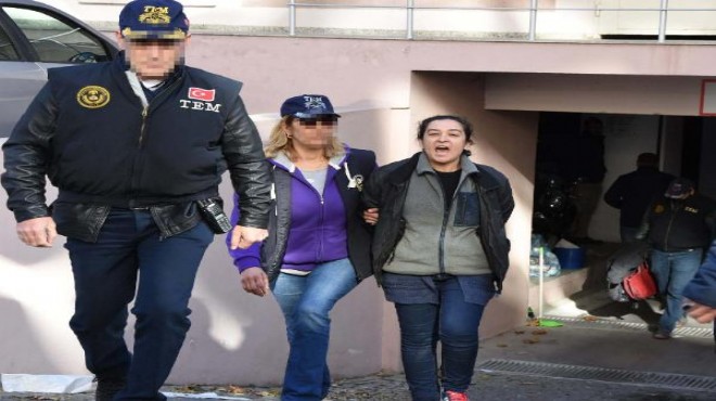İzmir’de yakalanan 2 kadın terörist adliyede!