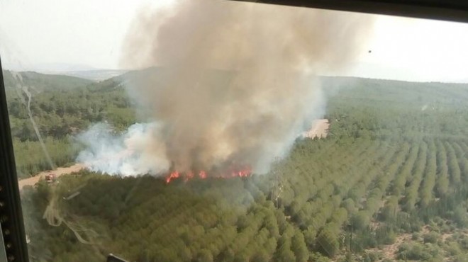 İzmir’de yangın kabusu: Alevler gökyüzüne yükseldi!
