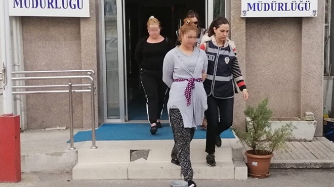 İzmir de yankesicilik zanlısı üç kadın tutuklandı