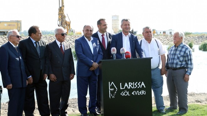 İzmir de yeni yaşamın merkezi Larissa Göl Evleri için dev start!