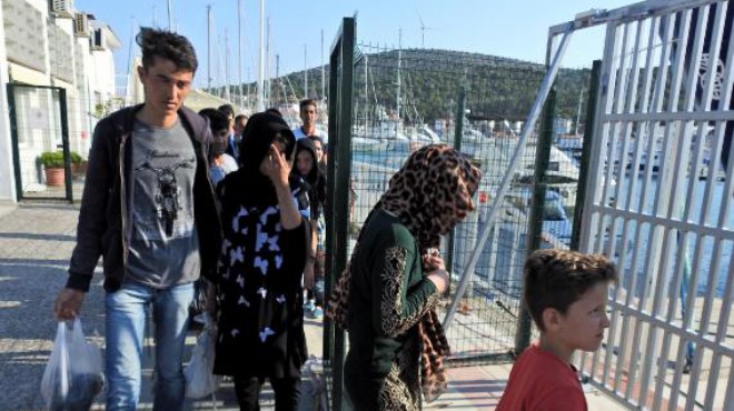 İzmir de yine yakalandılar: Mülteci akını!