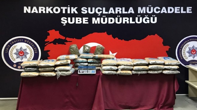 İzmir de zehir operasyonu raporu: 1 ayda 105 tutuklama!