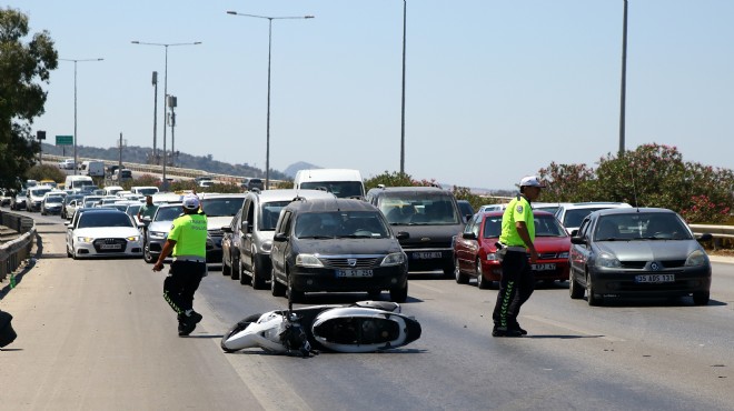 İzmir de zincirleme trafik kazası
