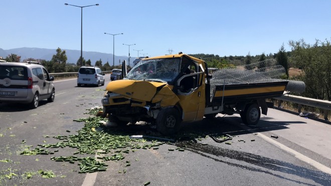 İzmir de zincirleme trafik kazası!