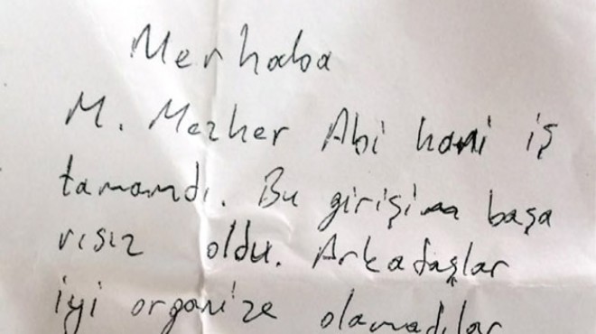 İzmir’deki cezaevinde Gülen’in yeğenine zincirleme not!