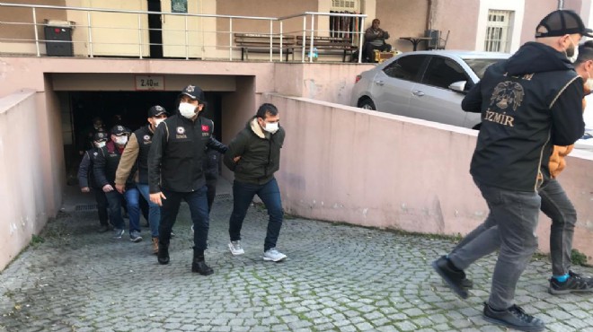 İzmir deki dev FETÖ operasyonuna 25 tutuklama!
