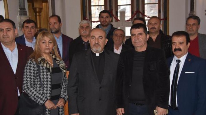 İzmir deki kilisede  Kudüs  açıklaması