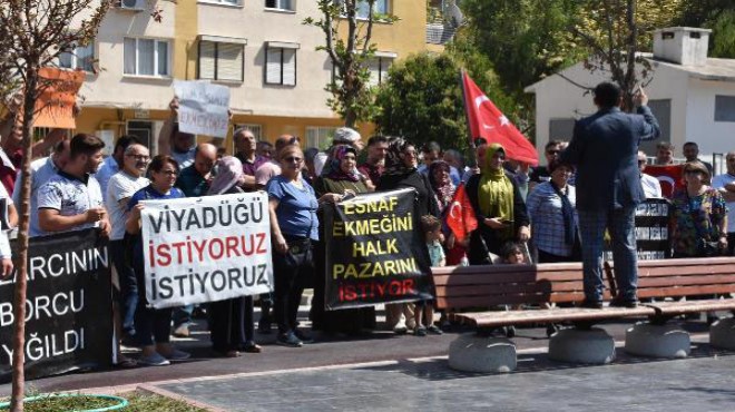 İzmir deki pazaryeri eylemine vatandaş tepkisi!