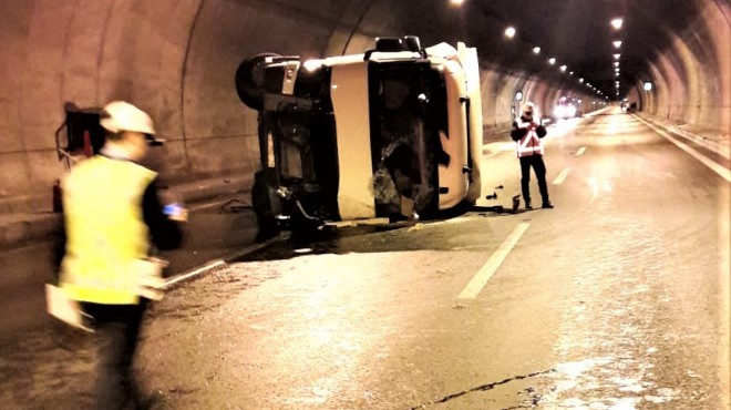 İzmir deki tünelde feci kaza!
