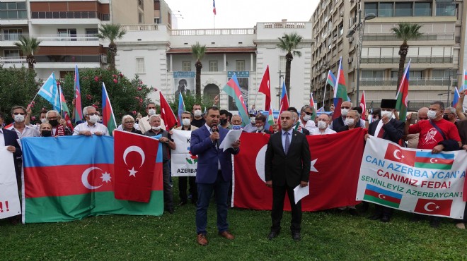 İzmir den Azerbaycan a destek!