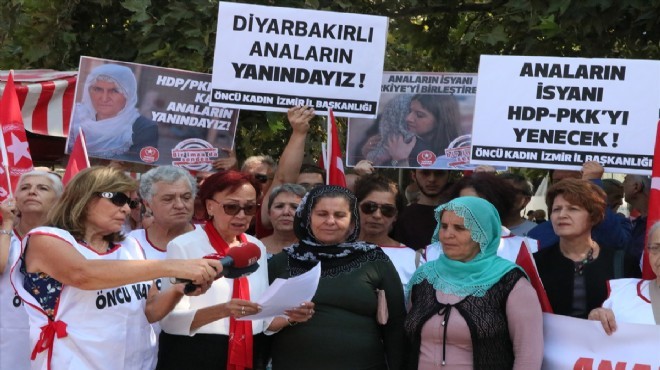 İzmir den Diyarbakır annelerine destek