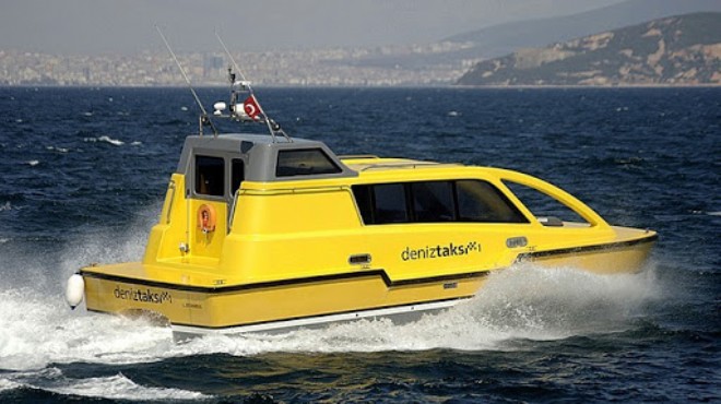 İzmir e deniz taksi müjdesi!