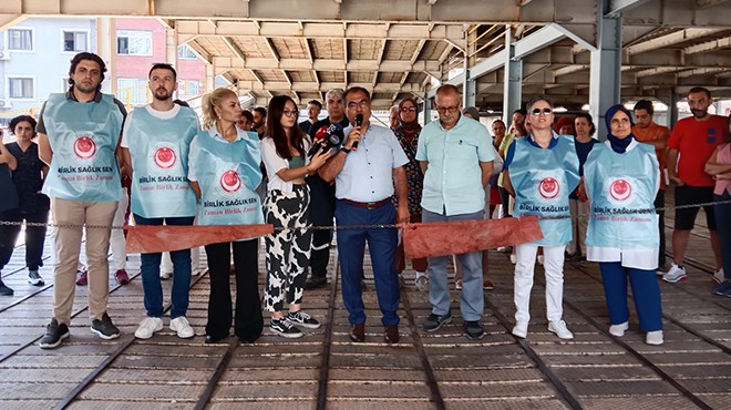 İzmir Eğitim Diş Hastanesi’nin otoparkına zincir!