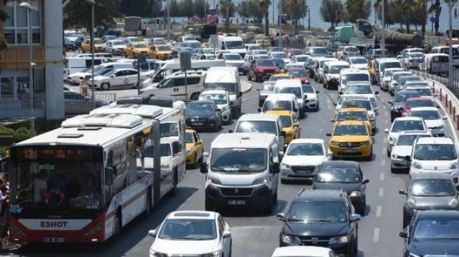 İzmir için alarm: İşte trafikteki araç sayısı!