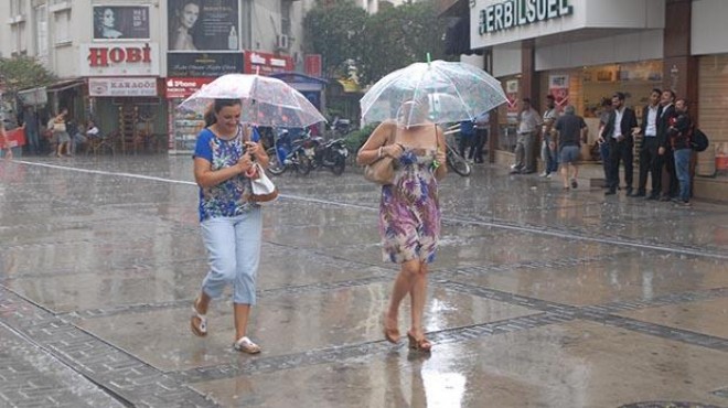 İzmir’in 1,5 aylık yağmur hasreti bitiyor!