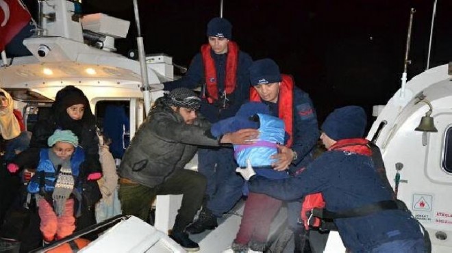 İzmir in 4 ilçesinde 253 kaçak göçmen yakalandı