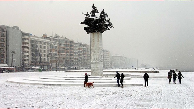 İzmir’in hava raporu: Yağmur sonrası kar!