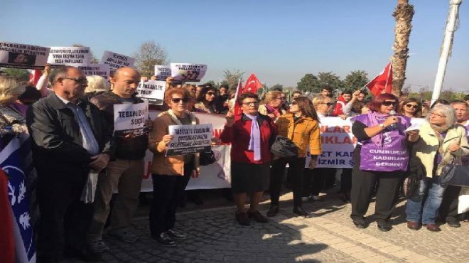 İzmir’in kadınlarından istismar düzenlemesine isyan tam gaz!