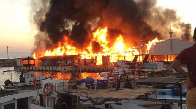 İzmir in o ilçesinde yangın: Meclis üyesinin yeri yandı!