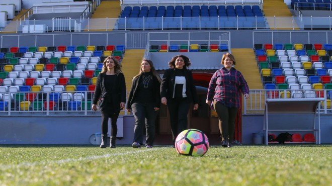 İzmir’in yeni futbol mabedi 4 kadına emanet!
