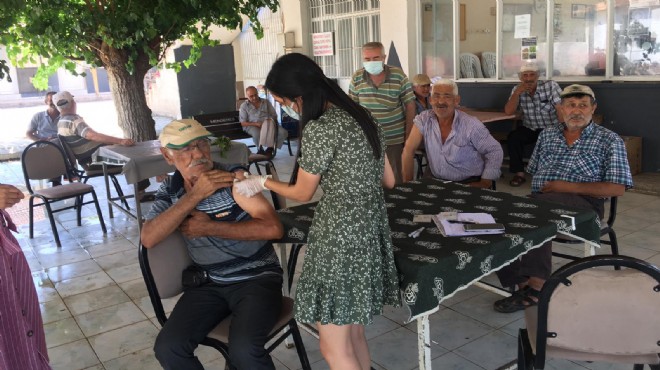 İzmir kırsalında aşı seferberliği!