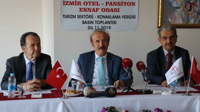 İzmir otel esnafından  Konaklama Vergisi  tepkisi