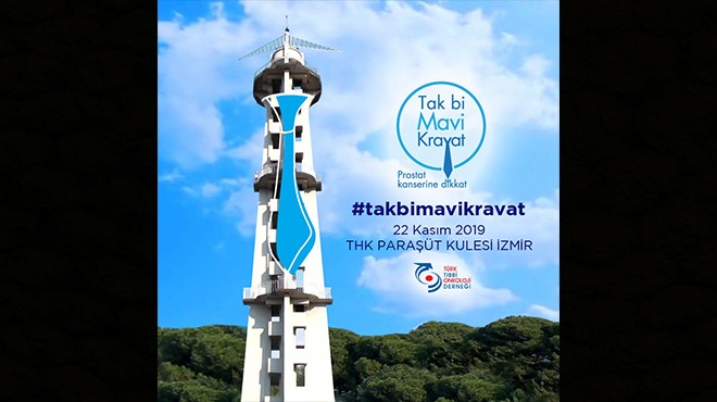 İzmir Paraşüt Kulesi ’mavi kravat’ takacak