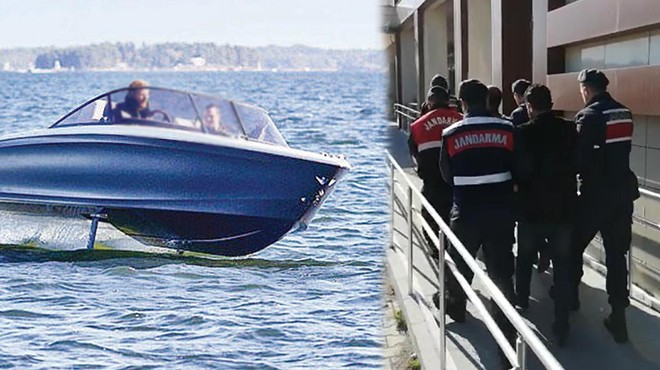 İzmir sularında PKK nın sürat teknesine operasyon!
