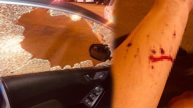 İzmir trafiğinde dehşet... Levyeli kadın arabayı parçaladı!