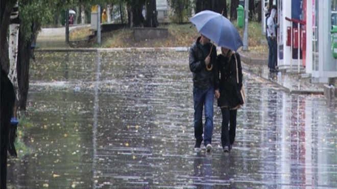 İzmir ve Ege için şiddetli yağış uyarısı