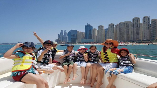 İzmirli çocukların Dubai mutluluğu