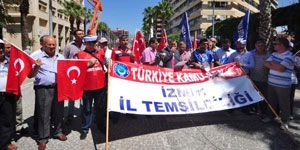 İzmir Kamu-Sen den terör protestosu