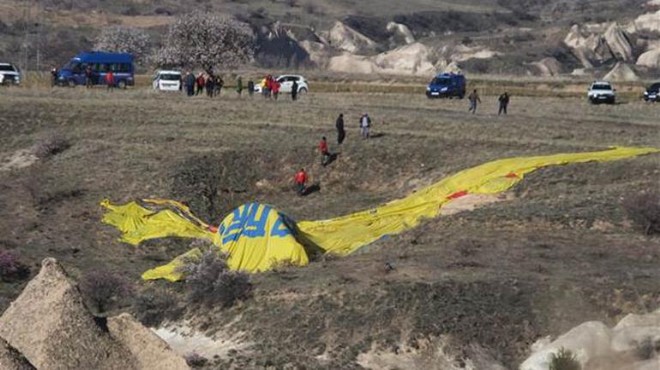 Kapadokya da balon kazası: 1 ölü 20 yaralı