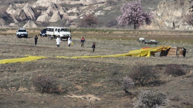 Kapadokya daki balon kazasında flaş gelişme