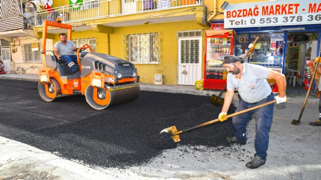 Karabağlar’da asfalt seferberliği