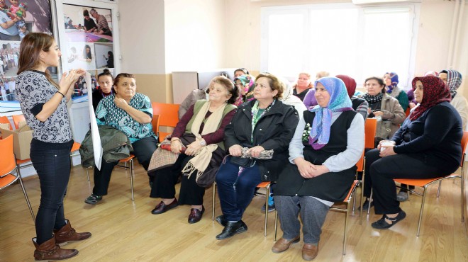 Karabağlar da kadınlara farkındalık seminerleri