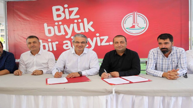 Karşıyaka Belediyesi nde toplu sözleşme bayramı
