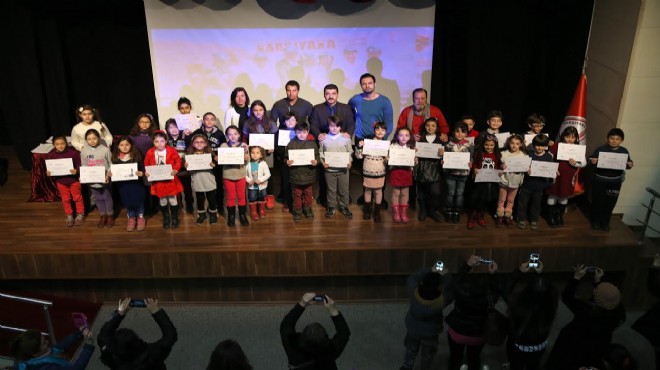 Karşıyaka Çocuk Kulübü’nde sertifika heyecanı