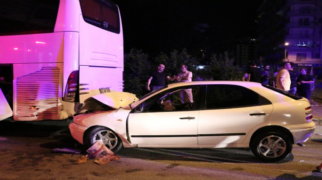 Karşıyaka da kaza: 4 kişi yaralandı