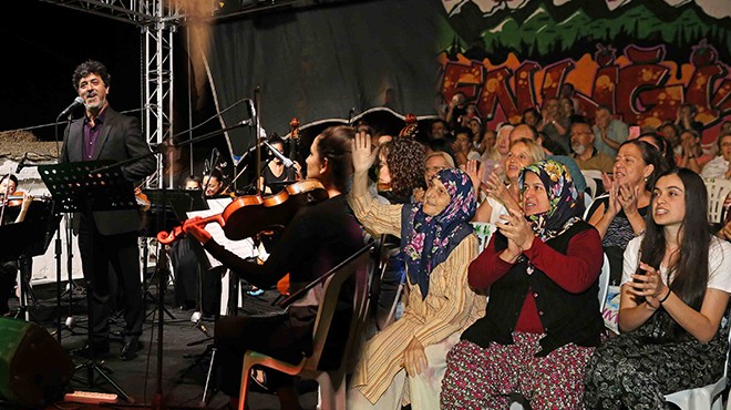 Karşıyaka nın köyünde senfoni konseri