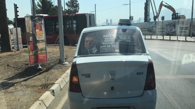 Karşıyaka taksi dolmuşçularından  ilanlı eylem : Başkan a çözüm çağrısı