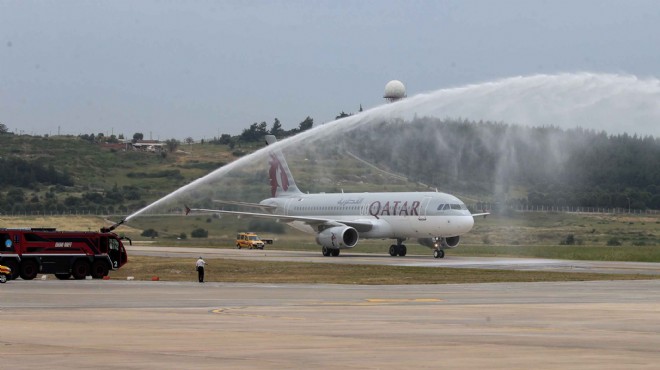 Katar dan İzmir e direkt uçuşlar başladı
