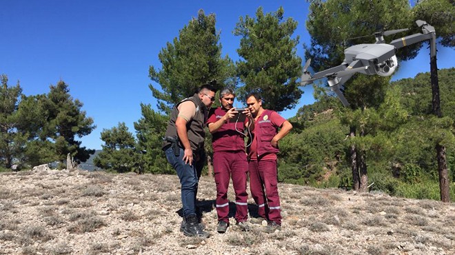 Kaybolan alzaymır hastasını drone buldu