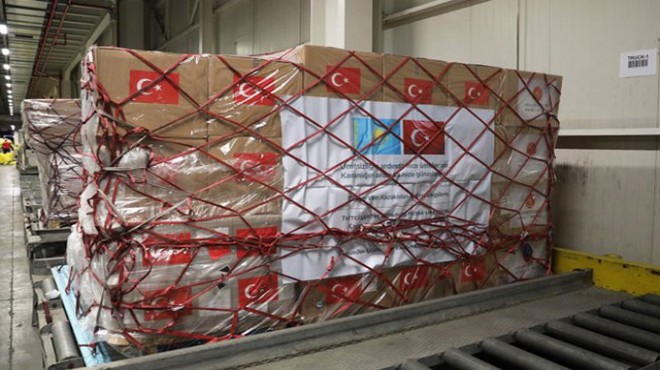 Kazakistan a tıbbi yardım malzemeleri gönderildi